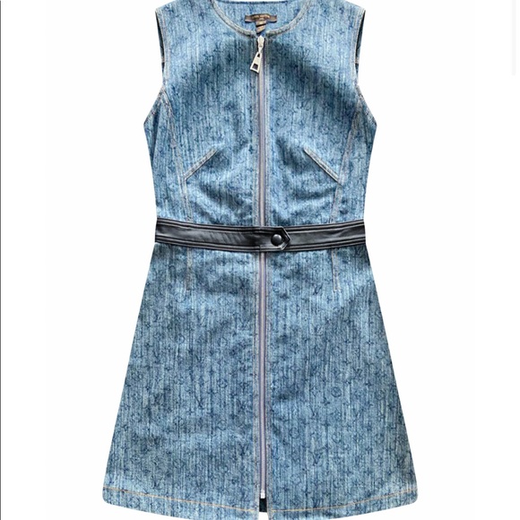 Louis Vuitton Denim Dress Size 4 